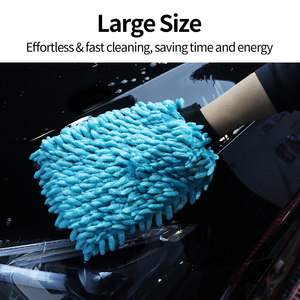 Échantillons Gratuits – Gants de Lavage Auto en Microfibre Chenille Personnalisables avec Logo et Couleur, Grande Taille, Crée une <span class=keywords><strong>Mousse</strong></span> Abondante, Nettoyage Facile - Product Image 6