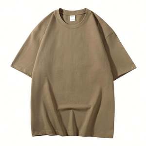 High Quality Breathable Eco-Friendly Cotton StreetWear Custom Print Logo Heavyweight Oversized <b>Plain</b> <b>White</b> T-shirt Men - Product Image 6