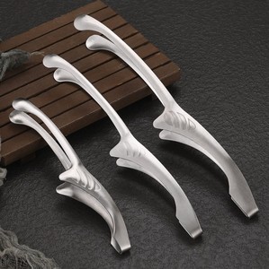 Korean Restaurant <strong>Barbeque</strong> <strong>Tong</strong> Tweezer Kitchen Utensils 304 Stainless Steel Food BBQ Buffet Metal <strong>Tongs</strong> - Product Image 4