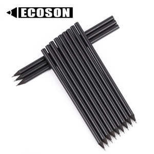 De diseño de moda de alta calidad <span class=keywords><strong>al</strong></span> por mayor logotipo negro 7 pulgadas negro, conjunto de lápiz de la hoja de oro lápiz - Product Image 3