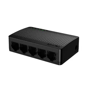 Tenda SG105M 5 Port Gigabit Ethernet Switch 10/100/1000mbps in stock wholesale Desktop switch plug-and-play 2023 new