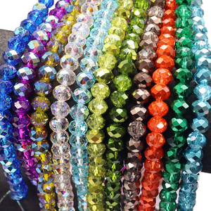 Offre Spéciale <span class=keywords><strong>Perles</strong></span> en Verre Cristal Brillant Facettées Rondelles 8x6mm pour Fabrication de Bijoux DIY Artisanat Fait Main Prix d'Usine en Gros - Product Image 5