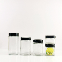 Bocaux en verre de 100-500g pour aliments, bocaux de conserve, bocaux à miel, bocaux à confiture, bocaux à cornichons, bocaux à gelée, bocaux Mason avec couvercles à vis