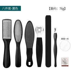 Ensemble de 8 limes à pieds en acier inoxydable pour éliminer les peaux mortes et les callosités, outils de pédicure, masseur pour les pieds - Product Image 5