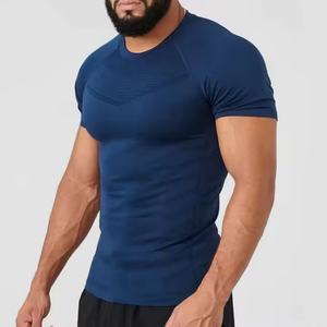 เสื้อยืดทรงบ็อกซี่ ผู้ชาย ผ้าสั่งทำพิเศษ ไหล่ตก สำหรับออกกำลังกาย คุณภาพดี สกรีนโลโก้ตามสั่ง เสื้อยืดเรียบ - Product Image 5