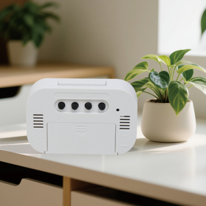 Đồng hồ báo thức điện tử <span class=keywords><strong>LCD</strong></span> hiện đại mini có đèn nền, chức năng hẹn giờ thông minh, đo nhiệt độ, lịch dành cho học sinh, sử dụng trong phòng ngủ - Product Image 4