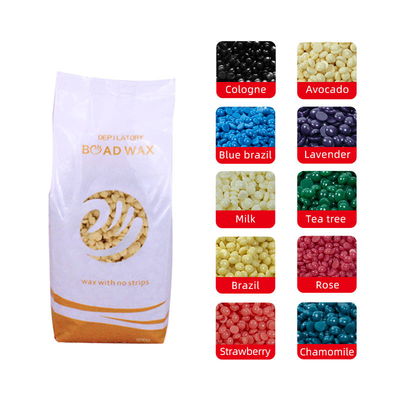Brazilian Hard Bead Wax for Face Bikini Depilatory Wax for Stubborn Hair Removal Fast Hair Removal Long-Lasting Smoothness