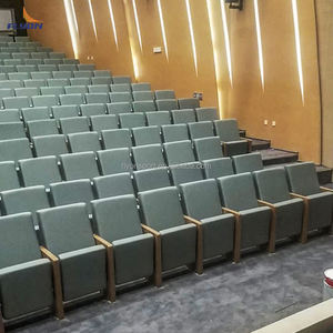 Sillas de auditorio modernas personalizables con paneles de pasillo Muebles de Teatro de tela para escuelas - Product Image 5