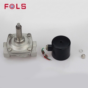 Válvula Solenoide de Bola de 2 Vías DN40 de 1.5 Pulgadas 2W-400-40 Normalmente Cerrada de Acero Inoxidable AC220V DC12V DC24V para Agua, Aceites y Aire - Product Image 6