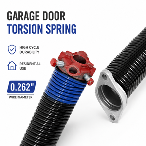 Garage <b>Door</b> Torsion <b>Spring</b> 0.262 Wire Residential Garage <b>Door</b> <b>Springs</b> High Cycle Replacement <b>Spring</b> with Cones - Product Image 1