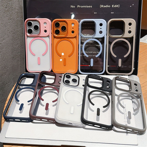 Cadre de caméra en métal, boutons en métal pour coque iPhone 18 Pro, pour coque iPhone 18 Pro Max, chargeur sans fil - Product Image 1