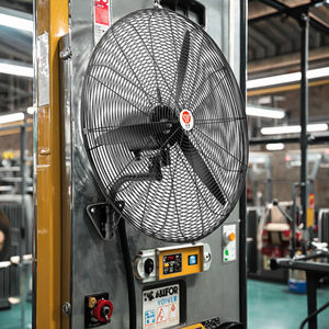 Hoge Kwaliteit Groot Formaat Commerciële Industriële Elektrische Muur Mount Oscillerende Lucht Koelventilator Voor Huishoudelijk Gebruik Metaal Mechanisch - Product Image 3