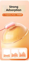 Vibrations-Brustmassagegerät Brust-Vibrator Weibliches Masturbationsgerät Erwachsenen-Sexspielzeug - USB-Anschluss