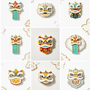 独特设计中国传统节日定制文化创意纪念品礼品软珐琅冰箱贴 - Product Image 3