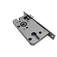 Corps de serrure à mortaise en fer silencieux 5845 personnalisé en usine, avec cylindre de verrouillage à loquet en aluminium pour ensemble de serrures de porte intérieure