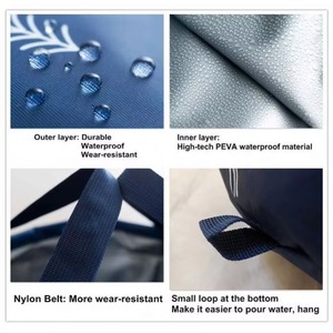 Muestra Gratis: Bañera Plegable de 14L para Pies con Asas para Niños, Cubeta Portátil para Pedicura y Spa de Pies para Viajes - Product Image 3