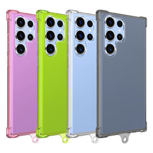 Custodia cellulare <span class=keywords><strong>trasparente</strong></span> per Samsung Galaxy S23 Ultra S25 S24 S22 Plus <span class=keywords><strong>S21</strong></span> + S20 FE <span class=keywords><strong>Cover</strong></span> <span class=keywords><strong>Cover</strong></span> Soft TPU con cordino - Product Image 2