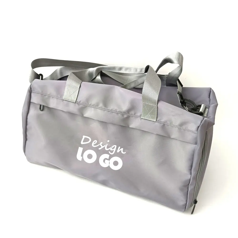 Bolsa de viagem para notebook, sacola unissex à prova d'água para bagagem, compartimento para sapatos e sapatos, com separação para seco e molhado