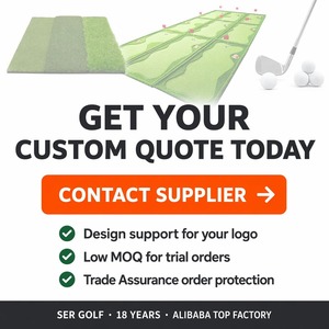 แผ่นรองตีกอล์ฟแบบ OEM Dual-Turf พร้อมฐานยางกันลื่น สำหรับฝึกซ้อมวงสวิงกอล์ฟ ใช้ได้ทั้งในร่มและกลางแจ้ง อุปกรณ์ฝึกซ้อมการตีกอล์ฟ - Product Image 6