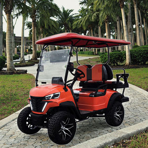 Voiturette de golf électrique 4 places de qualité promotionnelle du fabricant chinois, certifiée DOT CE GCC EEC pour les routes non publiques - Product Image 2