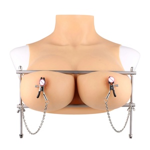Pinza de metal ajustable para pezones con colgante y clip de presión para cadena corporal femenina - Product Image 2