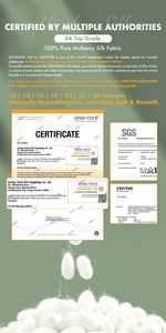 Vendita calda della fabbrica <span class=keywords><strong>stampa</strong></span> personalizzata diretta 100% pura federa di seta di gelso maschera per gli occhi in seta scricchiolante Set regalo per il riscaldamento della casa - Product Image 4