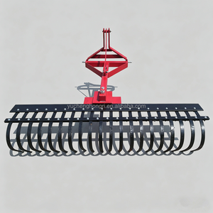 Machine à racler agricole pour nivellement de pelouse, avec dents en C, pour foin - Product Image 1
