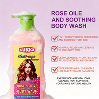 UUKKG RTS Shampoing Floral à Pétales de Fleurs Nettoyant Corps et Cheveux Gel Douche Parfum Floral Usage Domestique