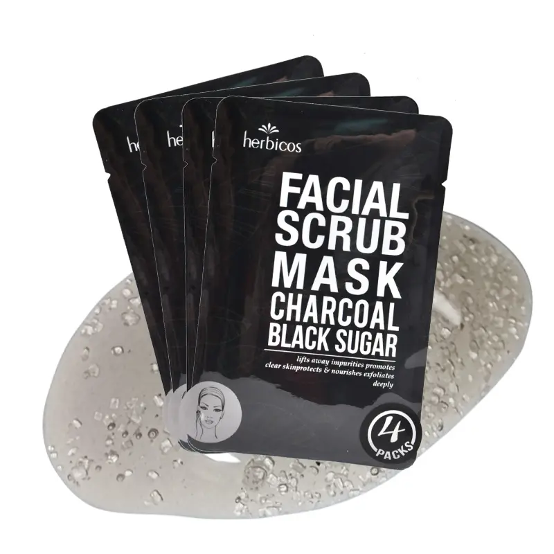 Exfoliante exfoliante facial y corporal para limpieza de espinillas de azúcar natural 100%