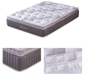 Matelas hybride compressé durable OEM 30 cm avec ressorts ensachés 5 zones et mousse à mémoire de forme orthopédique ferme moyenne - Product Image 1