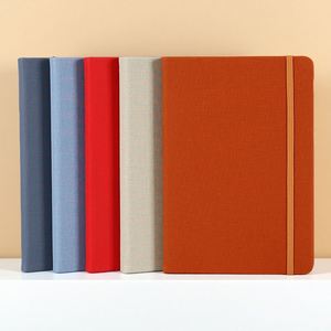 Academic A5 Logo Customizable Pocket PU Leather Diary <b>Note</b> <b>Book</b> with Custom Elastic Band Hardcover Planner Journal Promotional - Product Image 1