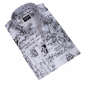 Camisa Blanca Informal Transpirable de Talla Grande para Hombre, 100% Algodón - Product Image 2