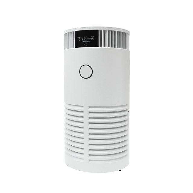 Electric Plastic Portable Air Purifier H13 HEPA Filter UV Sterilization Ionizer 210 M/h CADR 15-25m Coverage for Home Pet
