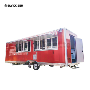 New 7m Stainless Steel Food Truck Trailer with Full Kitchen Bathroom <strong>BBQ</strong> Grill Insulated Compartments &amp; GPS Tracking - Product Image 1