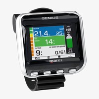 Montre de plongée Mares Genius en acier inoxydable, ordinateur de plongée multifonctionnel, écran couleur, affichage chinois avec capteur, modèle Genius