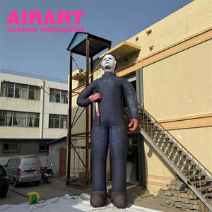 Personaje inflable decorativo de Halloween, hombres inflables de Halloween que sostienen cuchillos para decoraciones de festivales - Product Image 5