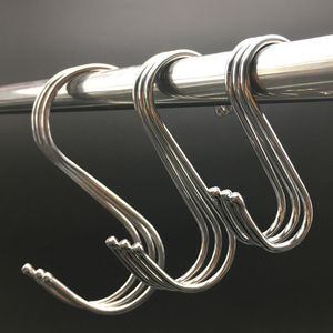 Stainless Steel S-Shaped <b>Hook</b> Thickened Multi-Functional <b>Kitchen</b> Storage <b>Hook</b> For Drying Sausages And Cured Meats - Product Image 1