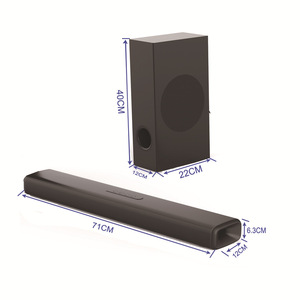 Altavoz de <span class=keywords><strong>Pared</strong></span> con Sonido Envolvente de 100 W para el Hogar, Sistema de Sonido Envolvente 2.1 de Doble Canal, Altavoz para TV con Subwoofer Inalámbrico Dominator - Product Image 6