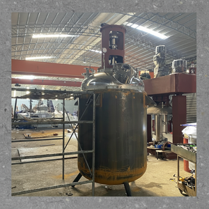 Tanques de mezcla de acero inoxidable de segunda mano, tanque agitado por lotes, reactor de laboratorio, máquina para hacer láminas de pegamento termofusible Tpu - Product Image 1