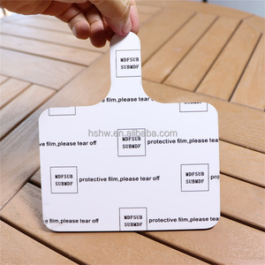MDFSUB Palas <span class=keywords><strong>de</strong></span> mano <span class=keywords><strong>de</strong></span> MDF personalizadas, pintadas y para sublimación, en blanco, blancas, ecológicas, para iglesia, regalo conmemorativo, graduación y aficionados, DIY - Product Image 3