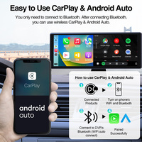 Caméra de tableau de bord JMC 10,26 pouces 170 IPS, CarPlay sans fil, Android Auto, caméra arrière HD 1080P, enregistreur vidéo étanche, enregistrement en boucle