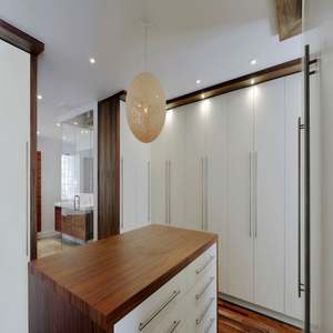 Prix direct d'usine, systèmes de placards muraux sur mesure pour dressing, style moderne, portes coulissantes de chambre à coucher, placards en bois, dressing - Product Image 2