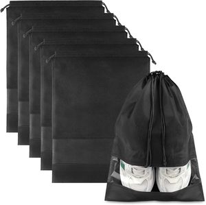 Organiseurs de rangement pour chaussures portables en tissu non tissé, sacs à chaussures pour hommes et femmes, best-seller - Product Image 1