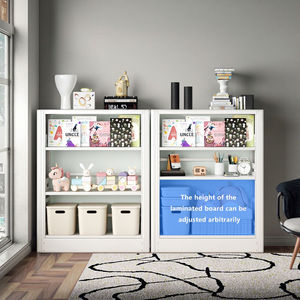 Estantes de Aço para Sala de Estar, Biblioteca, Modernas e Ajustáveis, 3 Níveis, para Uso Residencial e Comercial - Product Image 5