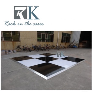 Factory Price Plywood Dance Floor with <b>Aluminum</b> Edges for Wedding Fashion Show Performance Events - Product Image 4