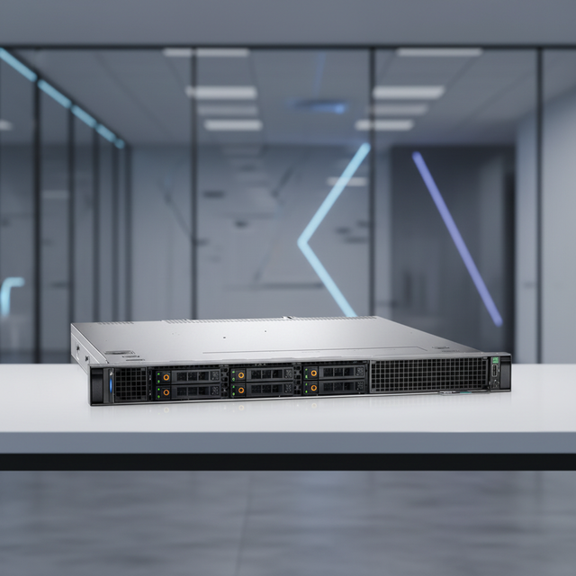 New R260 1U Rackmount Server with 4.0 Riser Card up to 2 and 1 Dedicated IDRAC Ethernet Port in Stock