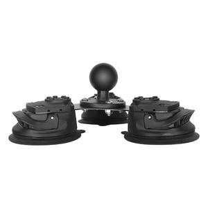 Support de fixation VINmounts AL à triple ventouse pour pare-brise, tableau de bord et fenêtre, base à ventouse pour support de tablette de voiture VIN-C-016-AL - Product Image 3