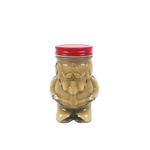 Bán Buôn Santa Shape <span class=keywords><strong>400Ml</strong></span> <span class=keywords><strong>Mason</strong></span> <span class=keywords><strong>Jar</strong></span> Thủy Tinh <span class=keywords><strong>Mason</strong></span> <span class=keywords><strong>Jar</strong></span> Với Lidwith Rơm - Product Image 1