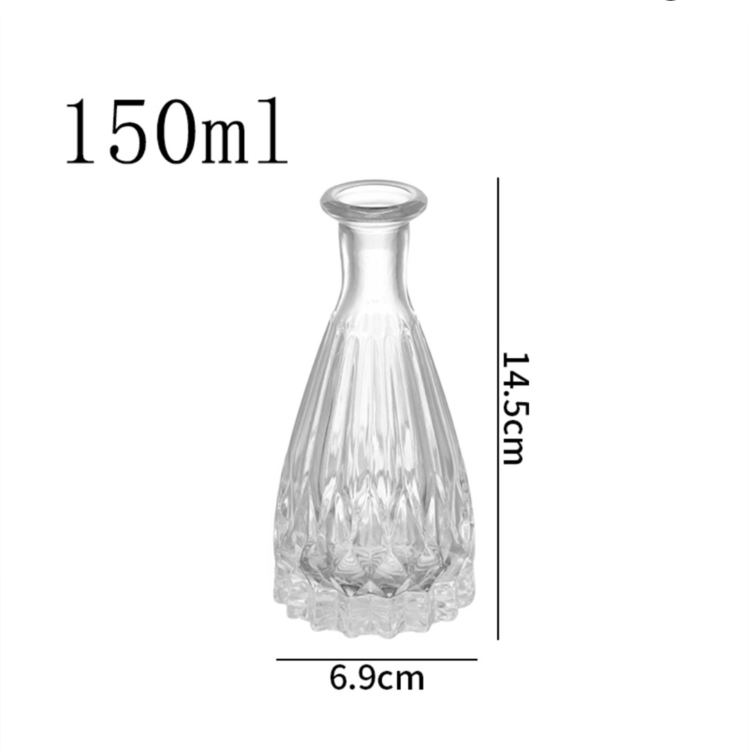 Factory Produced Wholesale Glass Flower Vase for Home Decor