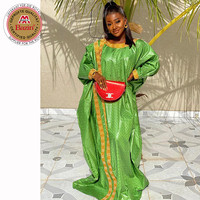 Robe Riche de Bassin Personnalisable Mali Sénégal Original Bazin Boubou Dashiki pour Mariage Fête Vêtements Taille Mixte Robe Brodé